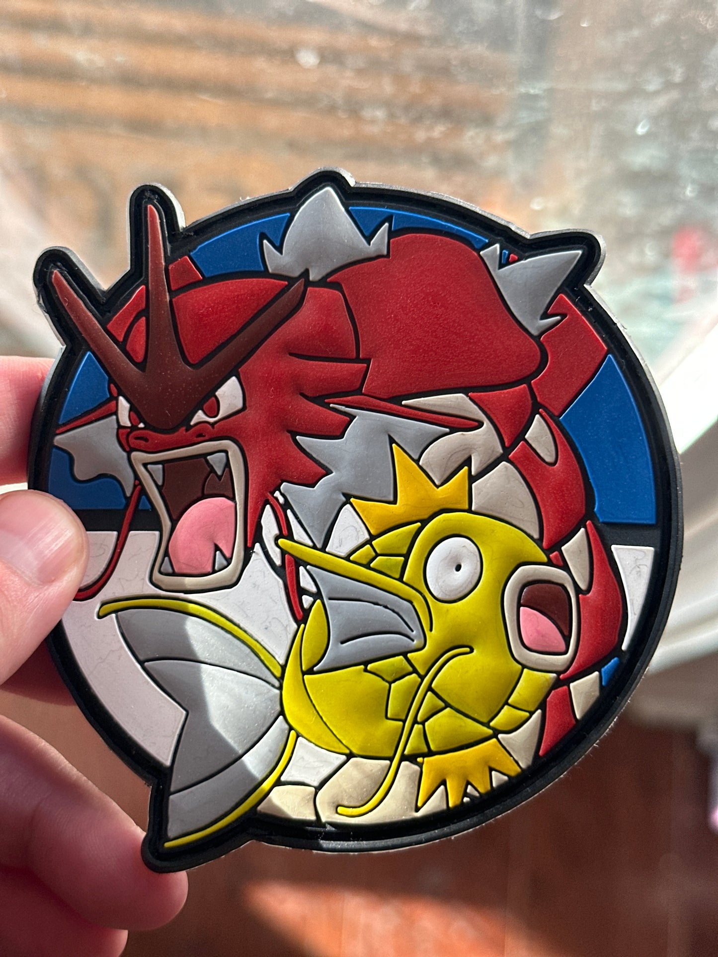 Shiny Gyarados PokeEVO Morale PVC Patch