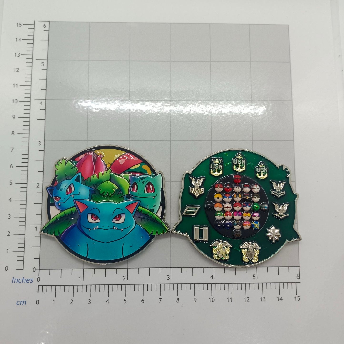 Venusaur PokeEVO Navy Challenge Coin (Presale)