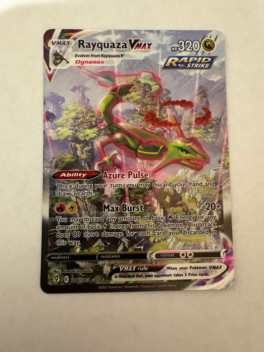 Rayquaza VMAX Alternate Art Duck Race