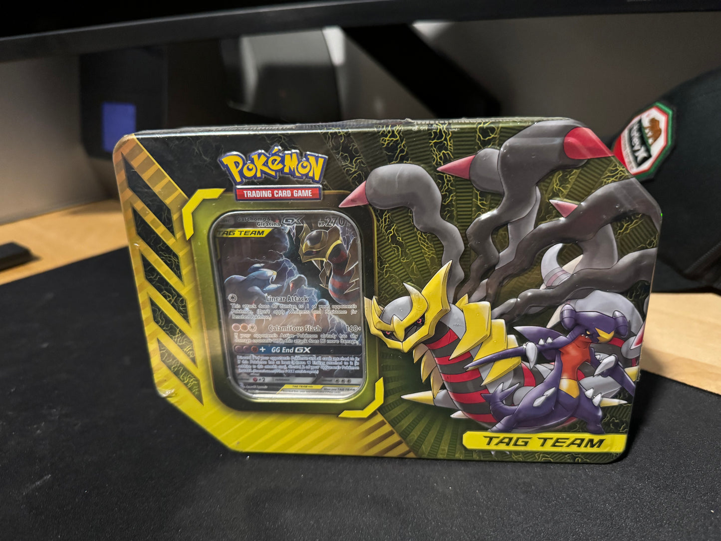 Garchomp and Giratina GX Tag Team Tin Duck Race