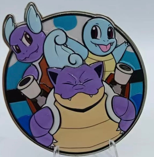 Blastoise PokeEvo Navy Challenge Coin